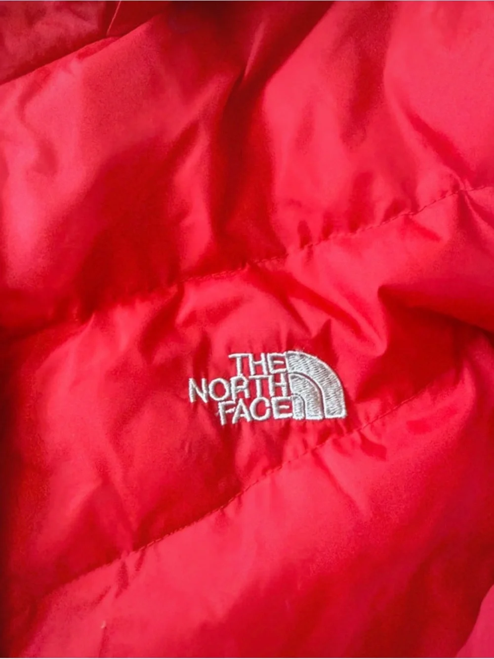 The North Face Red Puffer Jacket